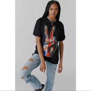 Urban Outfitters The Who Union Jack Peace Graphic Band Tee